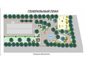 Генеральный план благоустройства мечети 